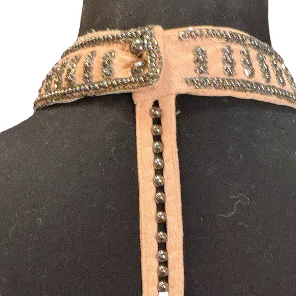 Revolve NBD Lourdes NEW Pink Beaded Halter Mini Dress Size S Statement Backless - Picture 10 of 15